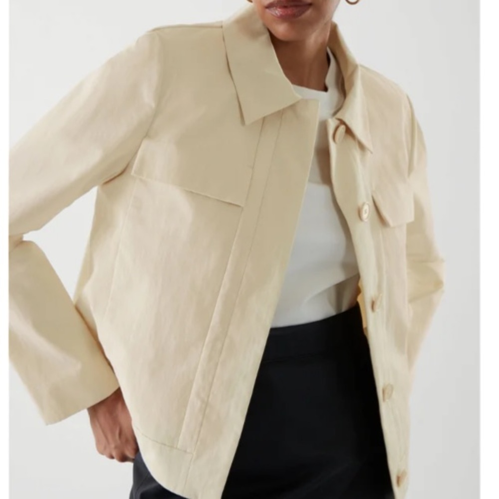 COS Patch Pocket Shirt Jacket